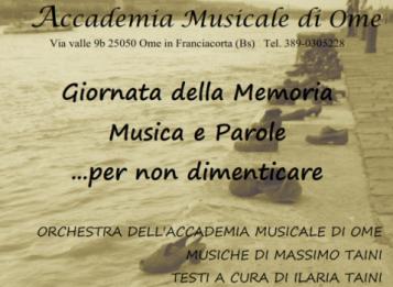 Concerto per la Memoria 2019 Concerto per la Memoria 2019