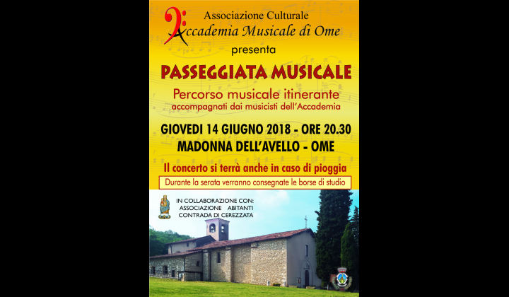 Passeggiata musicale - Locandina