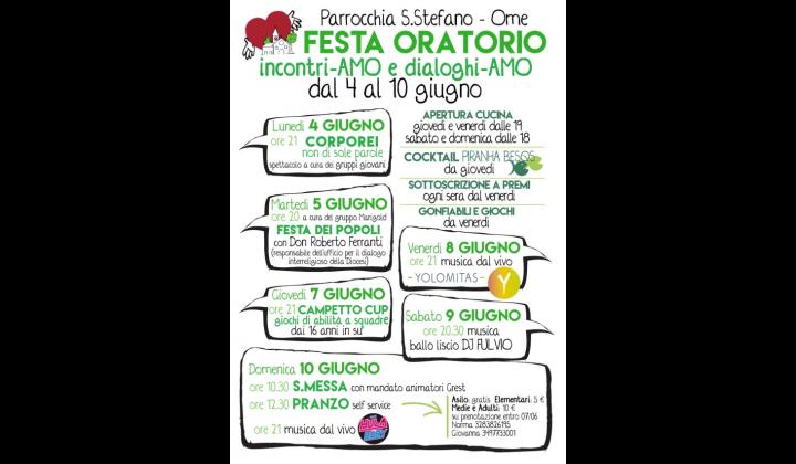 Programma festa